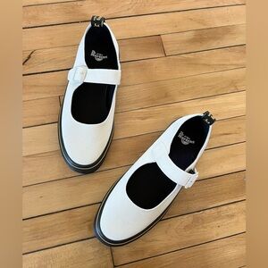 Dr. Martens White Metal Fittings Florentia Sneakers
